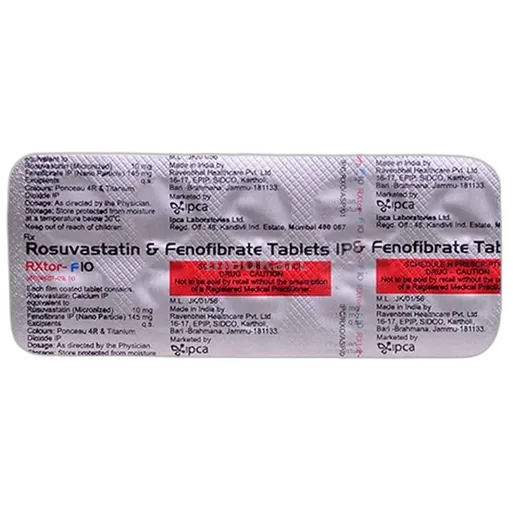 rxtor f 10mg tablet 10's